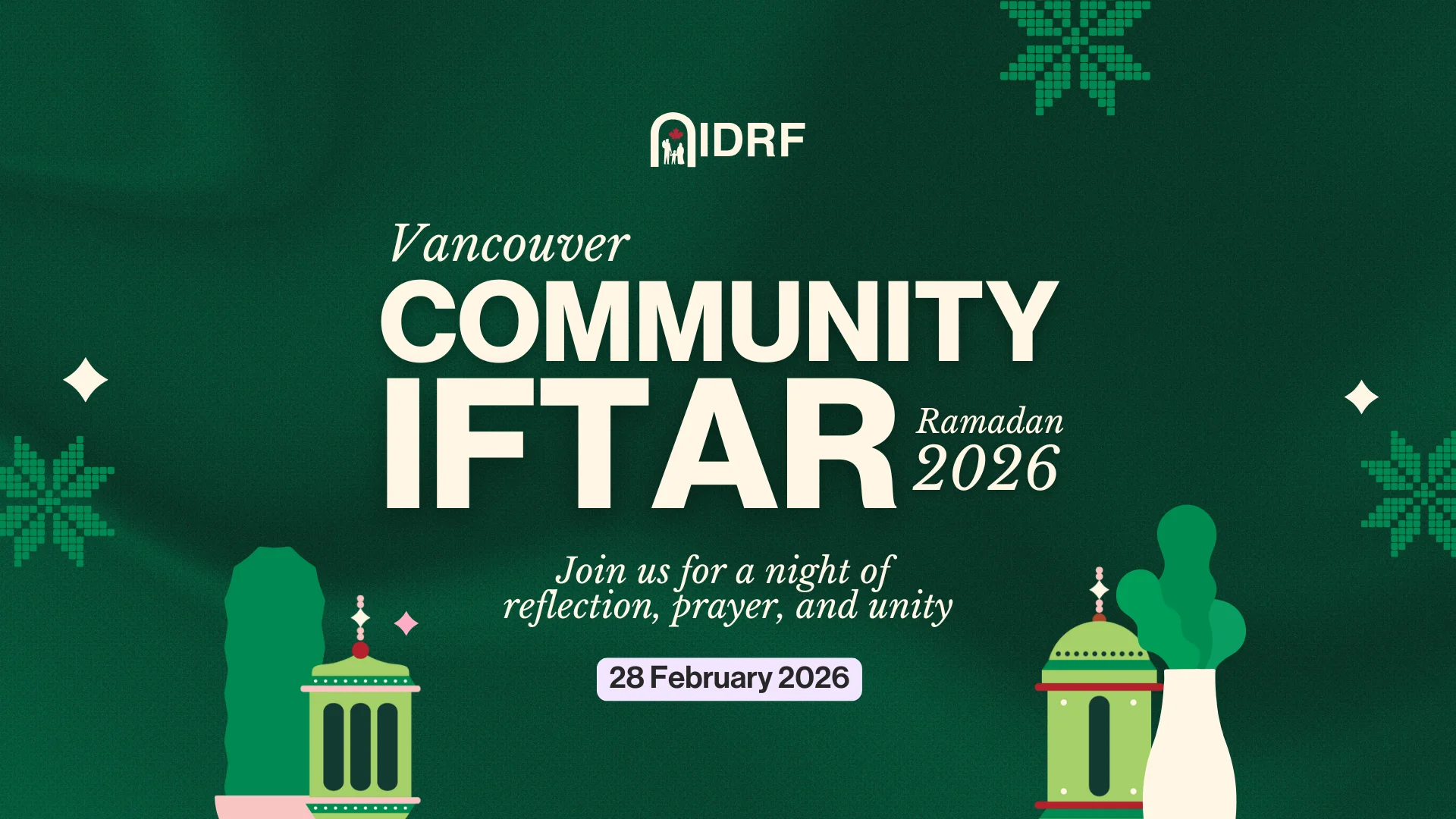 IDRF's Vancouver Community Iftar